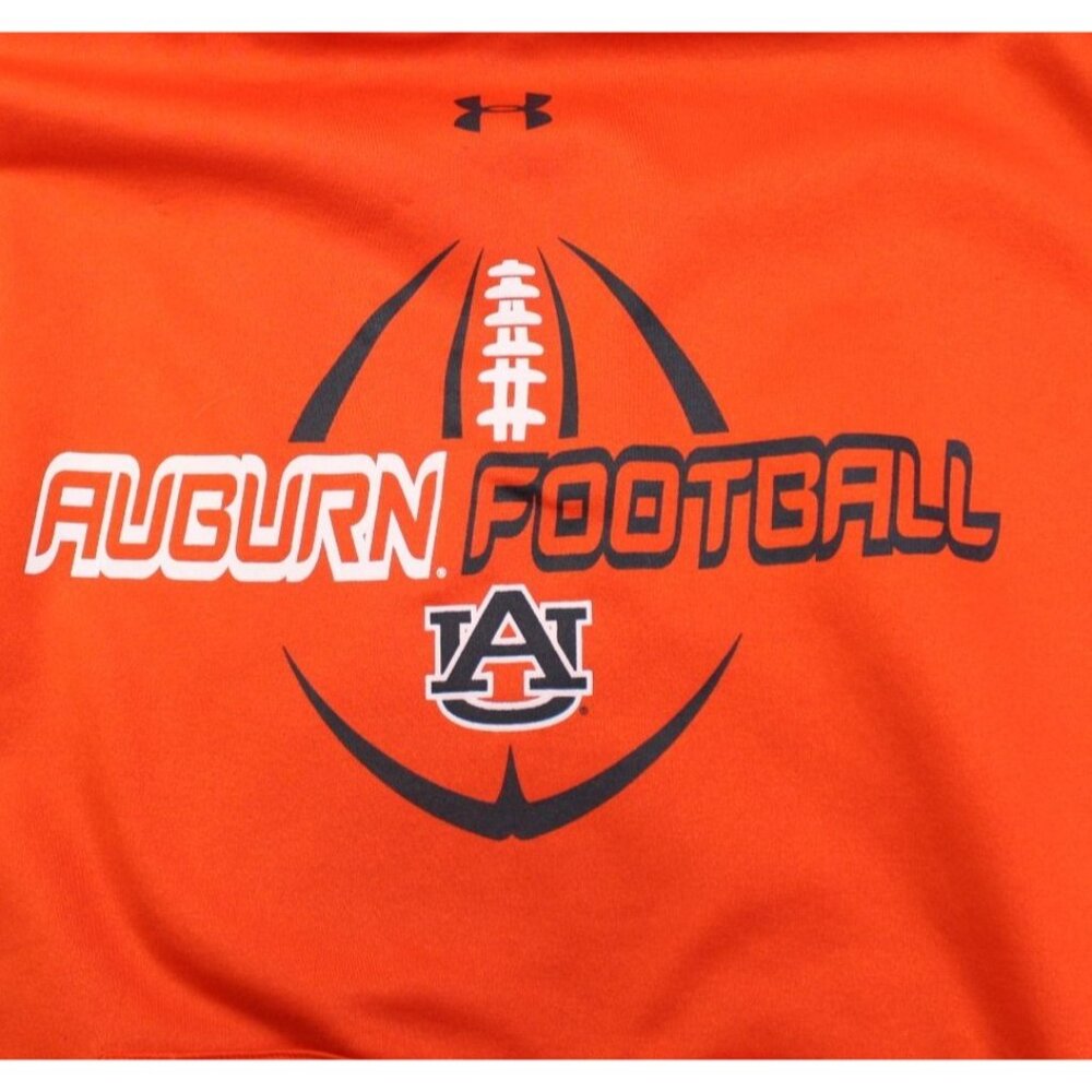 Under Armour Auburn Football Orange Hoodie Medium - Picture 2 of 7